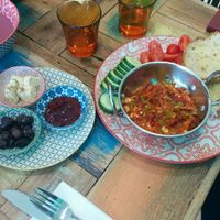 Mediterranean breakfast, gluten free at Cafe 435 in Pascoe Vale