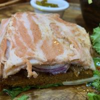 Fake 🥓 bacon at KGB Kiwi Gourmet Burger  in Taipei