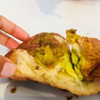 Pistachio croissant at A&J Bakery in Utrecht