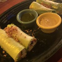 Thai spring rolls at Hula's Island Grill in Santa Cruz