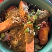 Kona Bowl (vegan) at Hula's Island Grill in Santa Cruz