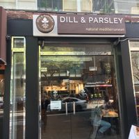 Dill & Parsley from the outside at Dill & Parsley in New York City