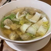 Vegan won ton soup  at Pho - Laugavegur in Reykjavik