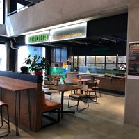 Tucked into a hip food court. at Aroha in Wellington