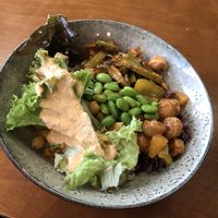 Once of the self made bowls at Aroha in Wellington