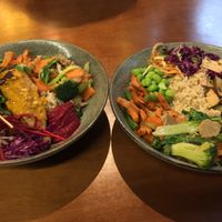 Tasty bowls at Aroha in Wellington