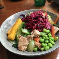 Beautiful, colourful food at Aroha in Wellington