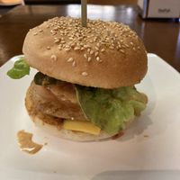 Jackfruit burger at Aroha in Wellington