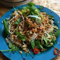 Vegan plate. at Bali Brunch in Helsinki