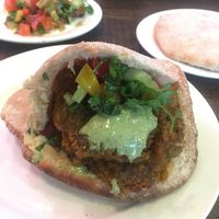 Falafel Pita at Pita and Olives in Central Singapore