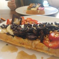 Waffel at Cafe Waffle in Prague