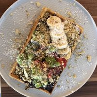 Vegan waffle! 😋 at Cafe Waffle in Prague