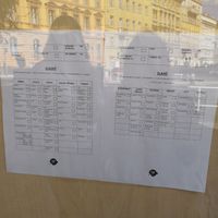 You can build your own waffle, menu also available in English. at Cafe Waffle in Prague