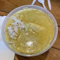 Yellow Curry with tofu  at Thai Bay in Lincoln City