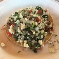 Cauliflower ceviche at Taqueria El Zamorano in Santa Ana