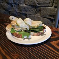 Negg salad sandwich   at Old Crow Coffee Co. & Moodswing Coffee in New Westminster