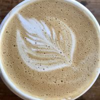 Oat flat white at Old Crow Coffee Co. & Moodswing Coffee in New Westminster