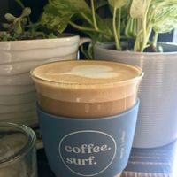 The perfect oat flat white ☕️  at Old Crow Coffee Co. & Moodswing Coffee in New Westminster