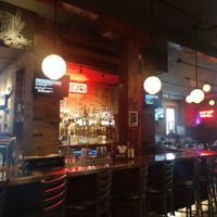 The bar at Anju Above in Bloomington