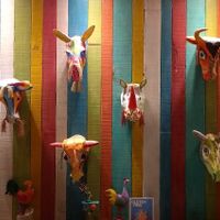 In the dining room at Venazu in Punta De Mita