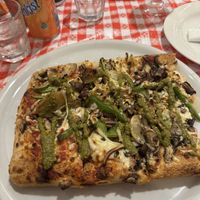 Vegan vegetable pizza   at Arrivederci Pizzeria in Milton