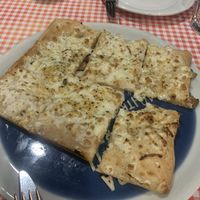 Vegan cheesy garlic bread, yummm at Arrivederci Pizzeria in Milton