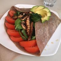 Mozzarella crepes  at Hibiscus in Toronto