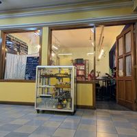 Front of the restaurant. Located on the second floor of Galería Paladium. at Cafe Lurathapi Vegan Food - Maybe closed in La Paz