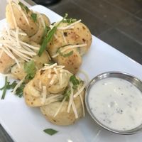 Garlic knots  at Virtuous Pie - UBC in Vancouver