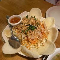 Lotus root salad — refreshing and crunchy  at Merit Vegan Restaurant in Sunnyvale