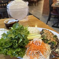 Ocean of Love. Do-your-own rolls  at Merit Vegan Restaurant in Sunnyvale