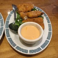 “Fish” nuggets  at Merit Vegan Restaurant in Sunnyvale