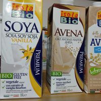 Vegan milk at Vegetaria in Bari