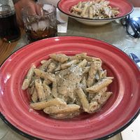 Vegan truffle panne/ pasta  at Spiga in Alicante