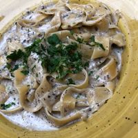 Truffle Pasta! It was very delicious at Spiga in Alicante