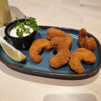 Vegan shrimp at RoseHip Vegan Kebabs in Vilnius