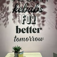 Inside view.  at RoseHip Vegan Kebabs in Vilnius