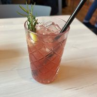 Rosemary lemonade   at RoseHip Vegan Kebabs in Vilnius
