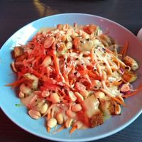 The asian salad. at RoseHip Vegan Kebabs in Vilnius