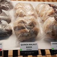 The signs for each bun indicate ingredients and whether it's vegetarian, vegan, lacto ovo vegetarian. Very thoughtful at Duke Bakery - 313 Somerset in Central Singapore