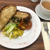 breakfast at Roots Lounge in Bristol