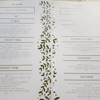 menu at Kuschlowski in Berlin