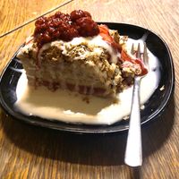 Napoleon cake  at Kuschlowski in Berlin