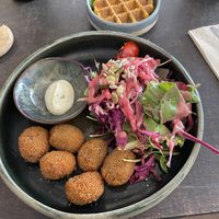 Huisgemaakte champignonkroketten  at B-Nut Brasschaat in Brasschaat