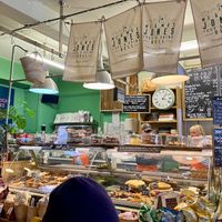 Deli counter at Me & Mrs Jones Deli in Torquay