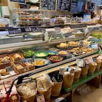 Deli counter at Me & Mrs Jones Deli in Torquay