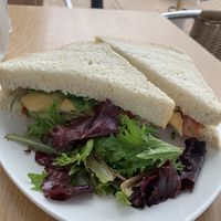 Tofu, red pepper, vegan Mayo, ... sandwich  at The Offshore in Torquay