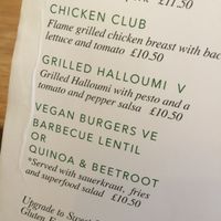 Menu May 2019 at The Offshore in Torquay