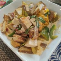 Pumpkin curry at Sugar Cane in Pai