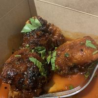 Cauliflower wings at Ellis Gourmet Burger in Brussels